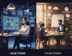 online vs offline physics classes